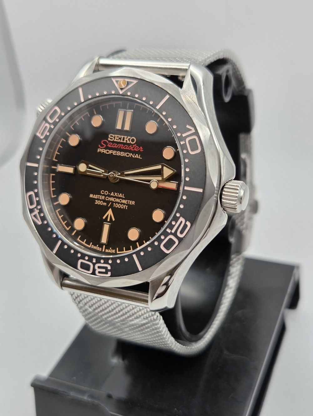 New Custom SeikoMod 41mm Automatic Dive Watch 007 - Picture 3 of 6